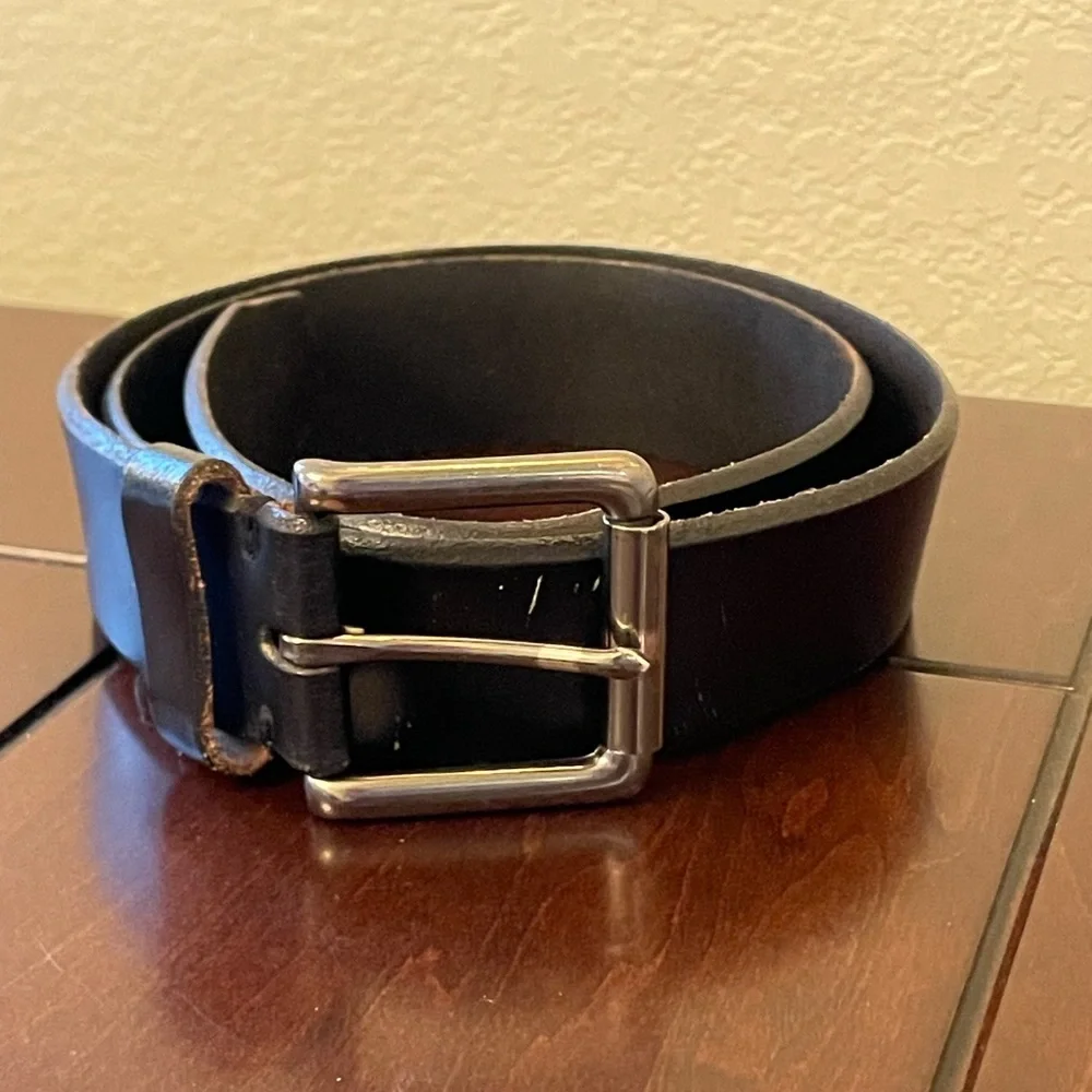 Black Belt Genuine‎ Leather Size Medium formal business casual mens